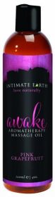 Intimate Earth Awake Massage Oil 4oz