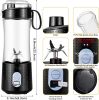 Portable Electric Juicer Cup Fruit Blender Maker Bottle Mixer USB Rechargeable