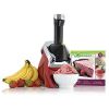 Deluxe Healthy Soft-Serve Dessert Maker with 75 Recipe Book, Red