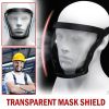 Full Face Super Protective Mask Anti-fog Shield Safety Transparent Head Cover