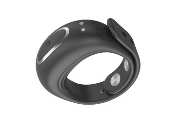 Noiseless Waterproof Silicone Vibration Toy (Option: Strap Horseshoe Ring)