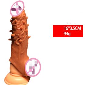 Silicone Thickened And Elongated Leisure Toys (Option: Barb)