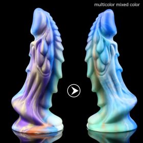 Mixed Color Silicone Toys For Men And Women (Option: Multi color mixed color)