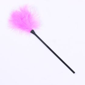 Supplies Feather Brush Stick Toys (Color: PINK)