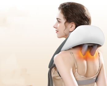 Smart High Endurance Neck Massager Trapezius Relaxation (Option: Light Brown-USB)