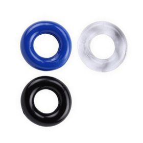 Men's Three-color Silicone Penis Delay Ring (Option: Color Mixing)