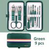 Premium Manicure Set - Stainless Steel Toe & Finger Nail Clippers, Files & Cutters - Perfect for Men & Women!