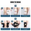 Order A Size Up; 1pc Sports Kneepad; Men And Women Pressurized Elastic Knee Pads; Arthritis Joints Protector; Fitness Gear Volleyball Brace Protector