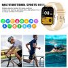 Fitness Tracker Heart Rate Blood Pressure Waterproof Smart Watch