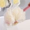 Double-sided Bath Brush Home Bathroom Scrub Artifact Back Brush Long Handle Soft Hair Scrub Brush Scrub Mud Bath Body Brush