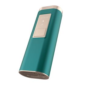 Ladies Portable IPL Laser Hair Removal Device (Option: Ice Dark Green-Freezing point-USB)